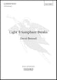 Light Triumphant Breaks SATB choral sheet music cover